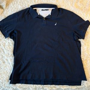 Men’s Nautical short sleeve collared shirt